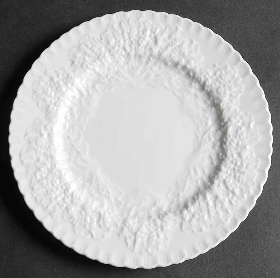 Savoy White (No Trim) Salad Plate by Spode-1