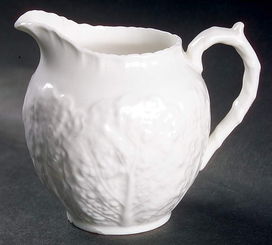 Savoy White (No Trim) Creamer by Spode-1