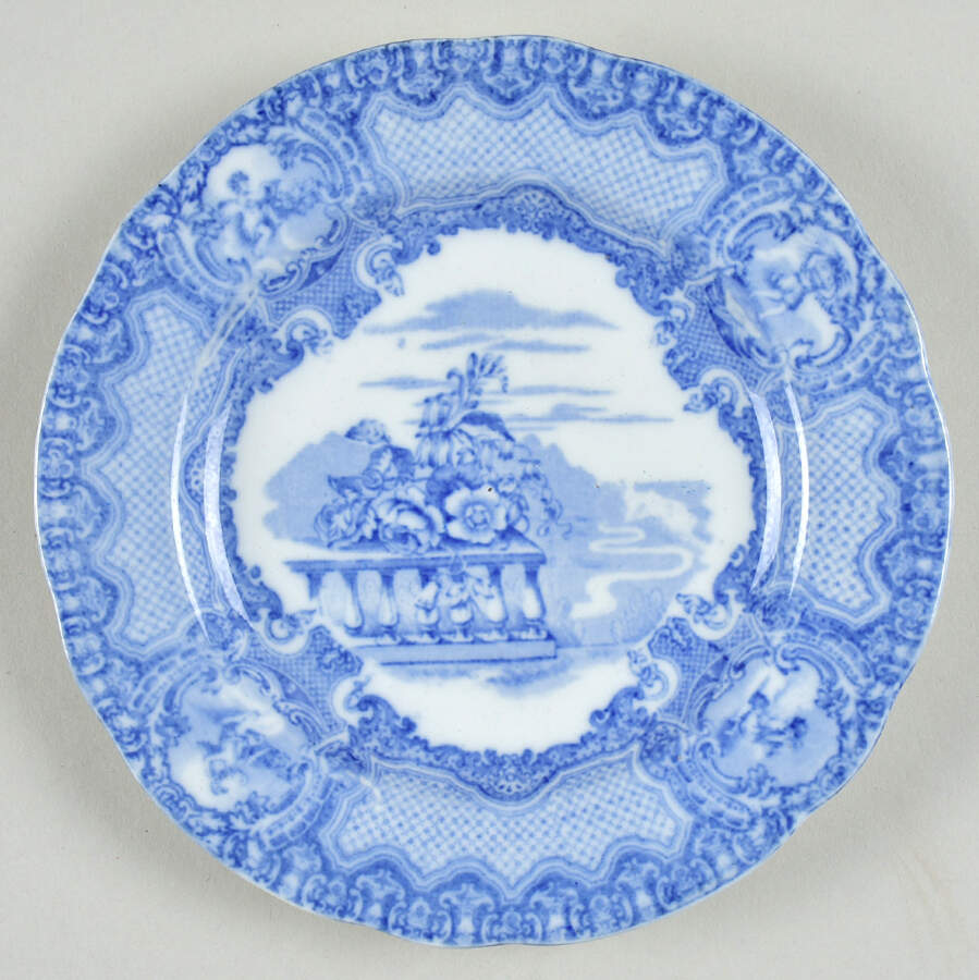 Seasons Blue Bread & Butter Plate by Spode-1