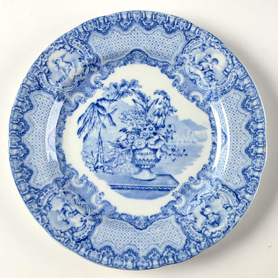 Seasons Blue Salad Plate by Spode-1
