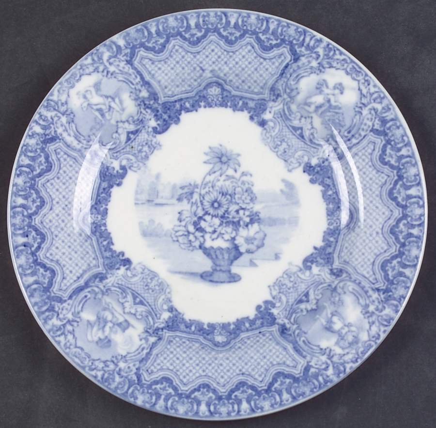 Seasons Blue Bread & Butter Plate by Spode-1
