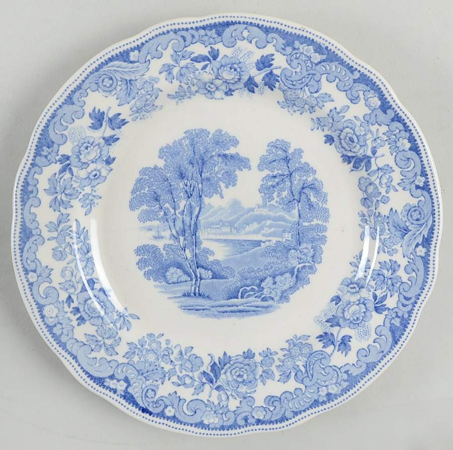 Severn Blue Salad Plate by Spode-1