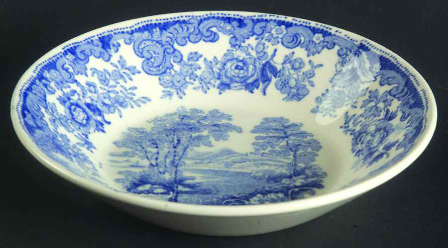 Severn Blue Fruit/Dessert (Sauce) Bowl by Spode-1