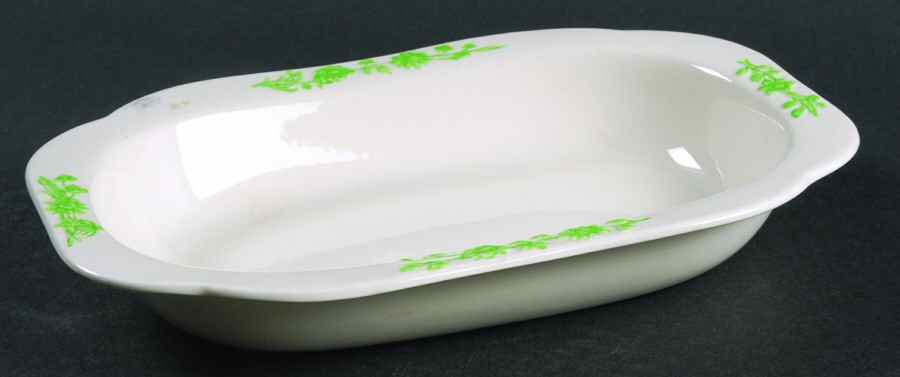 Shamrock 9" Oval Vegetable Bowl by Spode-1