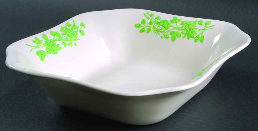 Shamrock 9" Square Vegetable Bowl by Spode-1