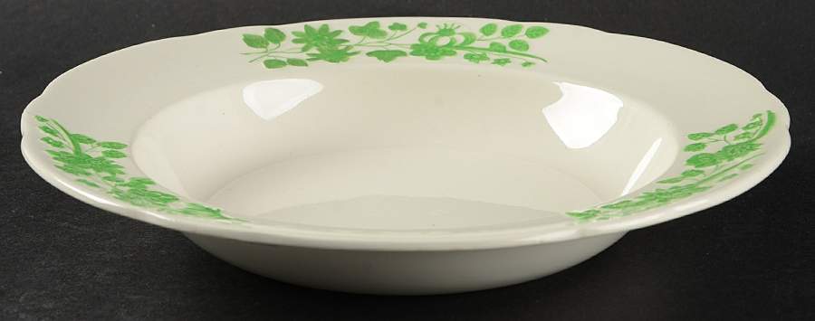 Shamrock Rim Soup Bowl by Spode-1