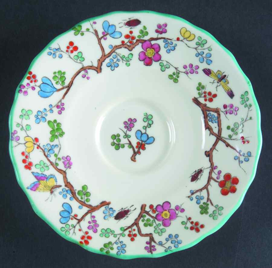 Shanghai Saucer for Demitasse Cup by Spode-1