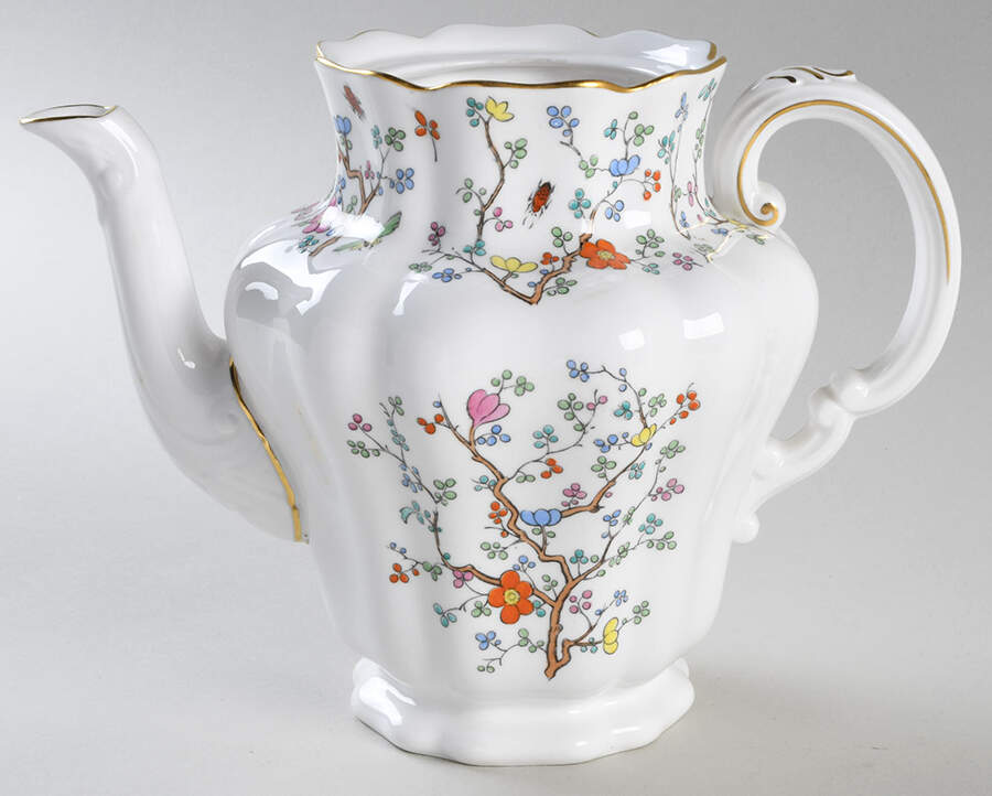 Shanghai Coffee Pot No Lid by Spode-1
