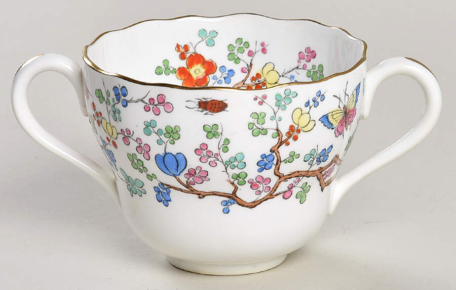 Shanghai Footed Bouillon Cup by Spode-1
