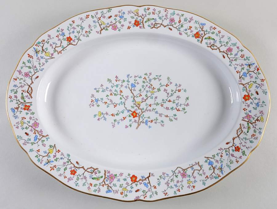 Shanghai 18" Oval Serving Platter by Spode-1