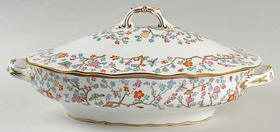 Shanghai Oval Covered Vegetable by Spode-1