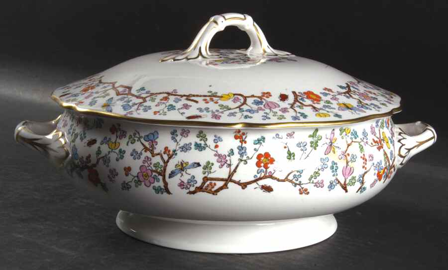 Shanghai Round Covered Vegetable by Spode-1