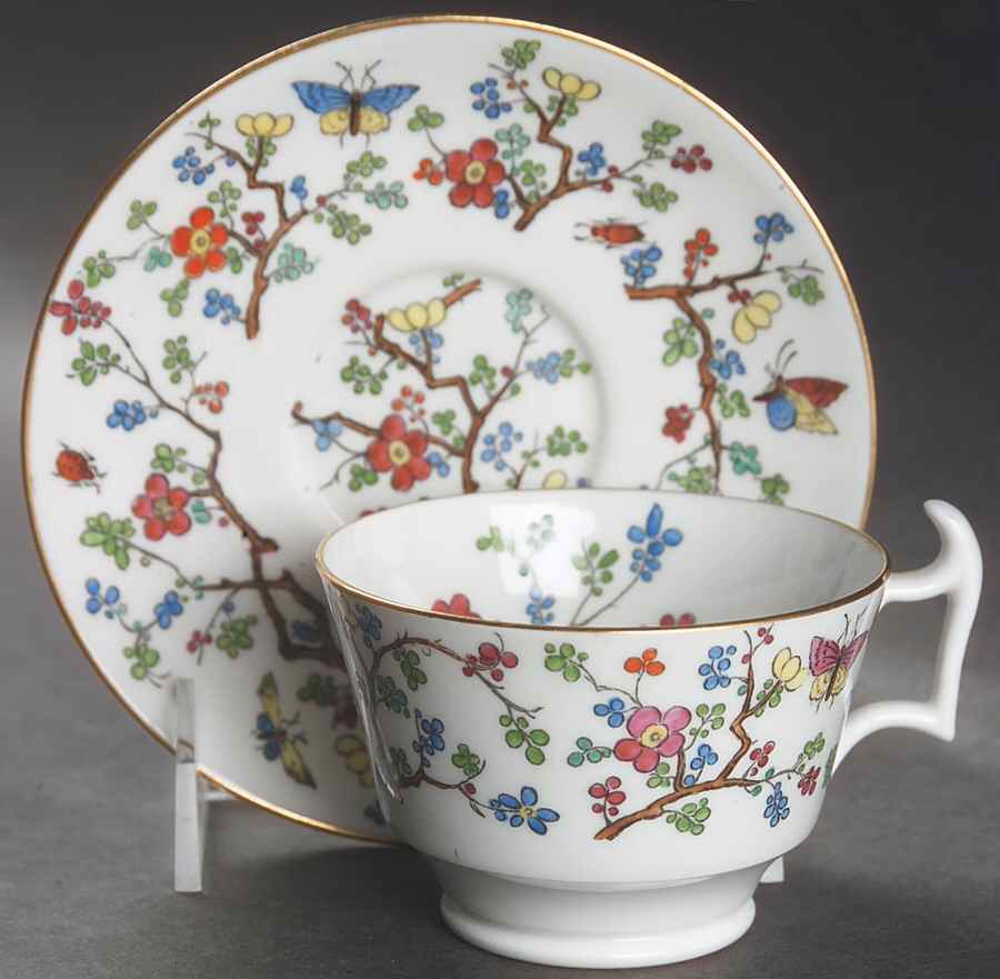 Shanghai Footed Cup & Saucer Set by Spode-1