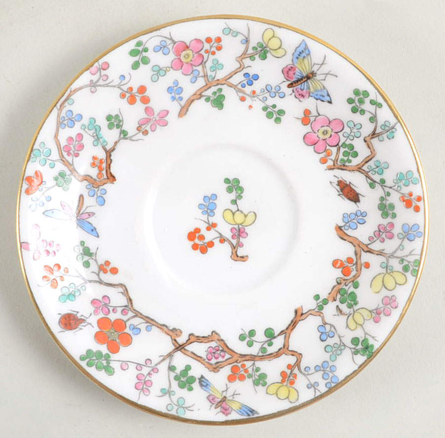 Shanghai Saucer for Demitasse Cup by Spode-1