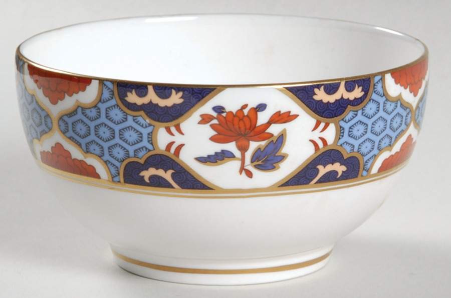 Shima Border Open Sugar Bowl by Spode-1