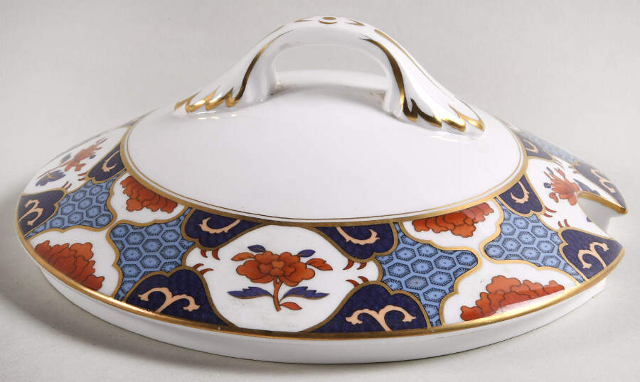 Shima Border Lid for Tureen by Spode-1