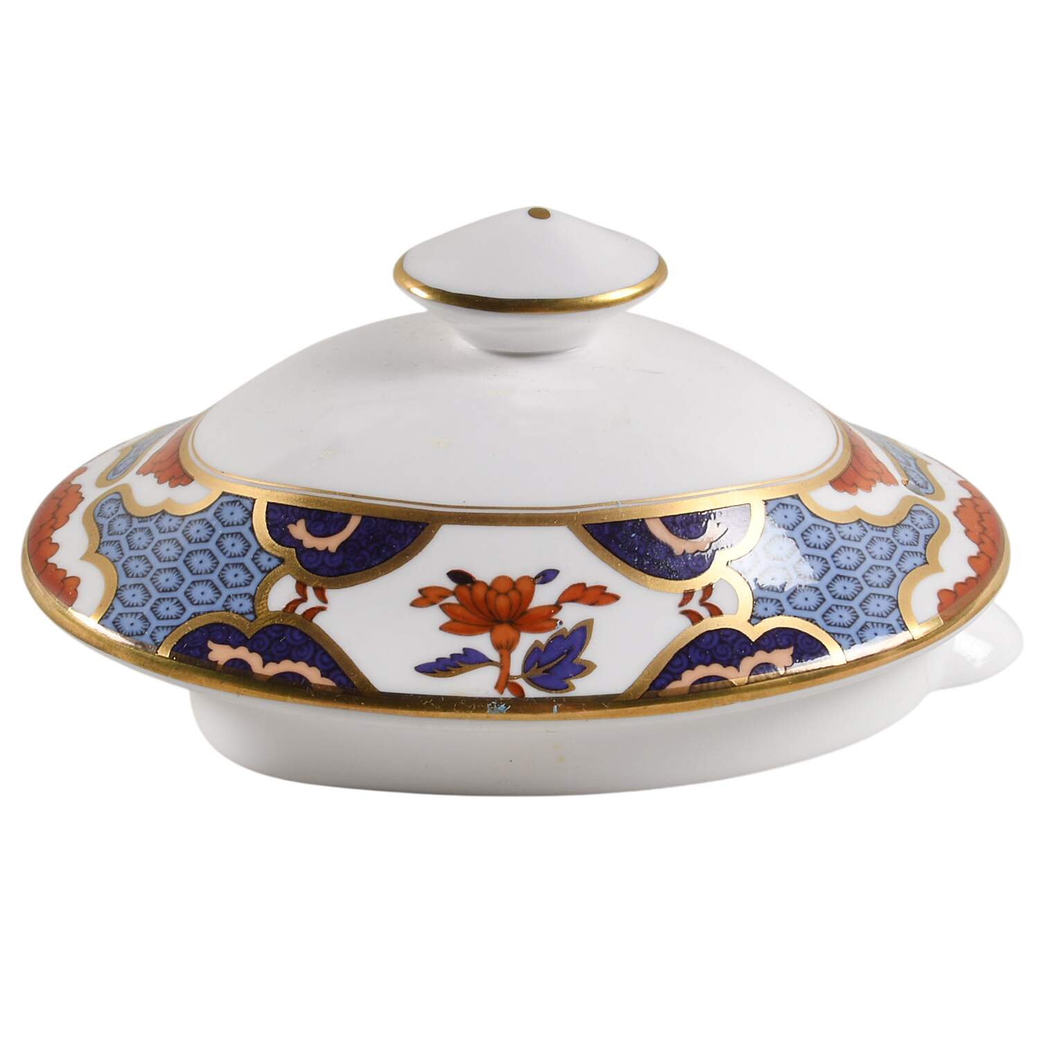 Shima Border Lid for Teapot by Spode-1