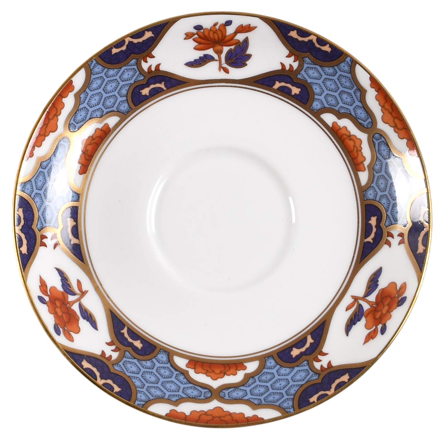 Shima Border Saucer by Spode-1