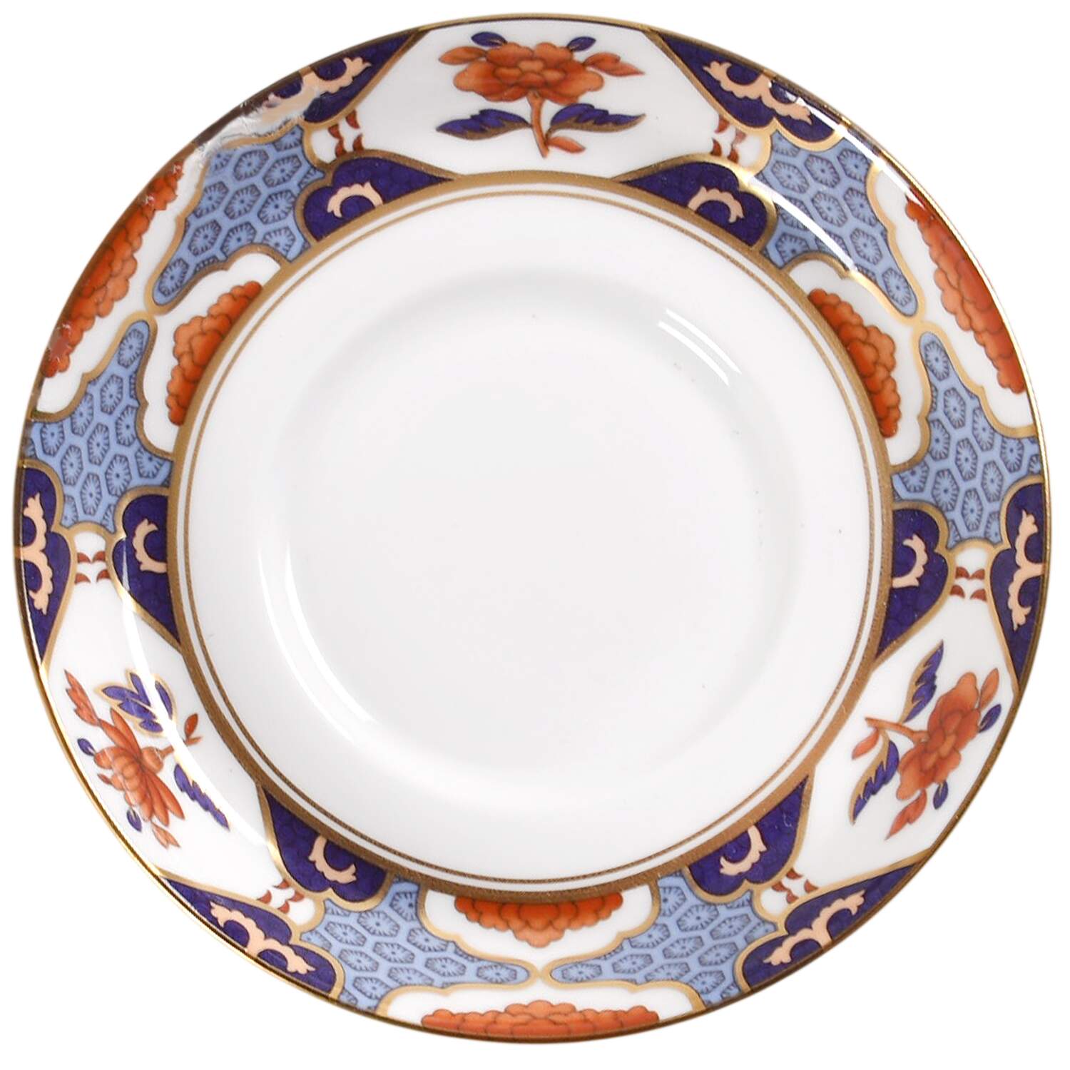 Shima Border Saucer for Demitasse Cup by Spode-1