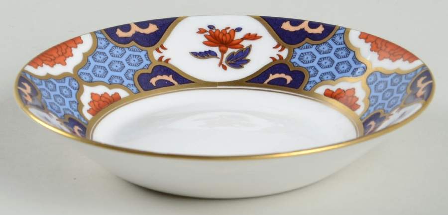 Shima Border Fruit/Dessert (Sauce) Bowl by Spode-1