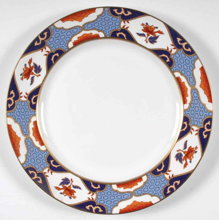 Shima Border 12" Chop Plate (Round Platter) by Spode-1