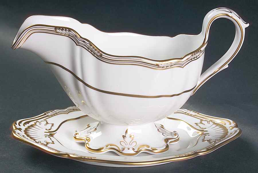 Sheffield Gravy Boat & Underplate by Spode-1