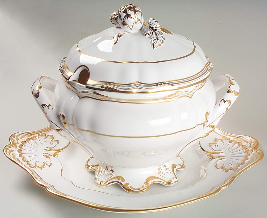 Sheffield Tureen & Lid w/Underplate by Spode-1