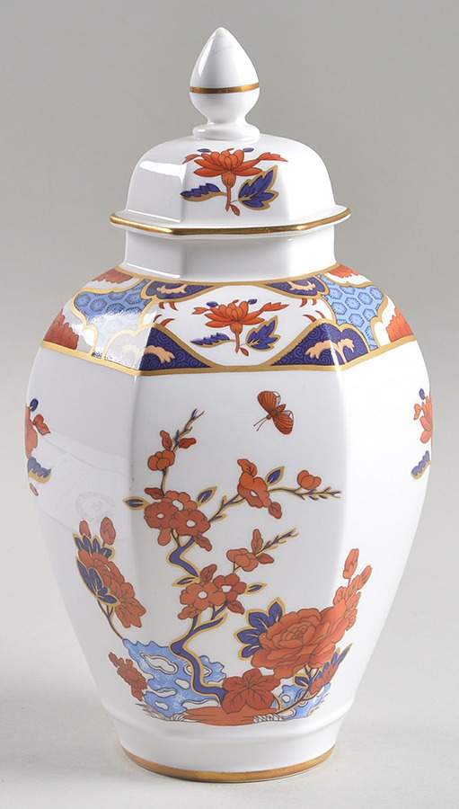 Shima Medium Ginger Jar & Lid by Spode-1
