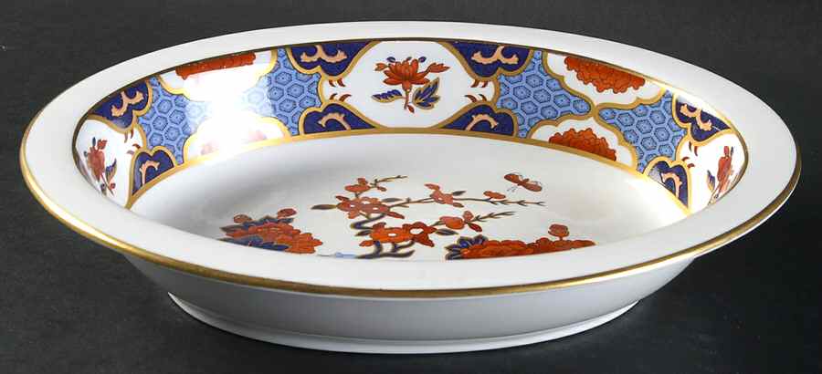 Shima 9" Oval Vegetable Bowl by Spode-1