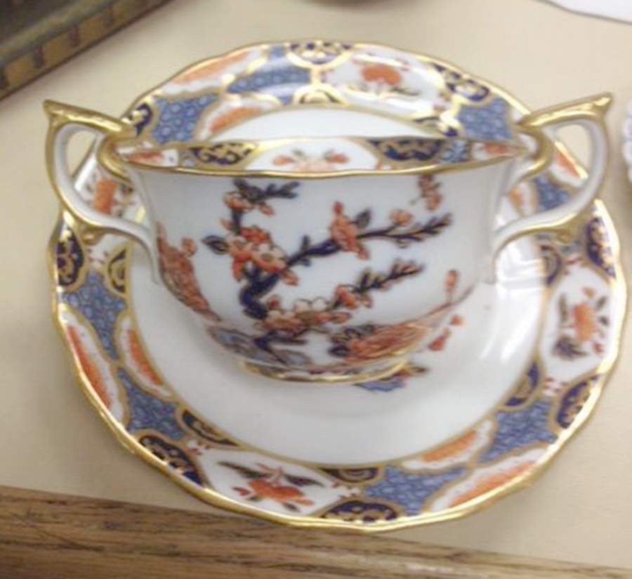 Shima Flat Bouillon Cup & Saucer by Spode-1