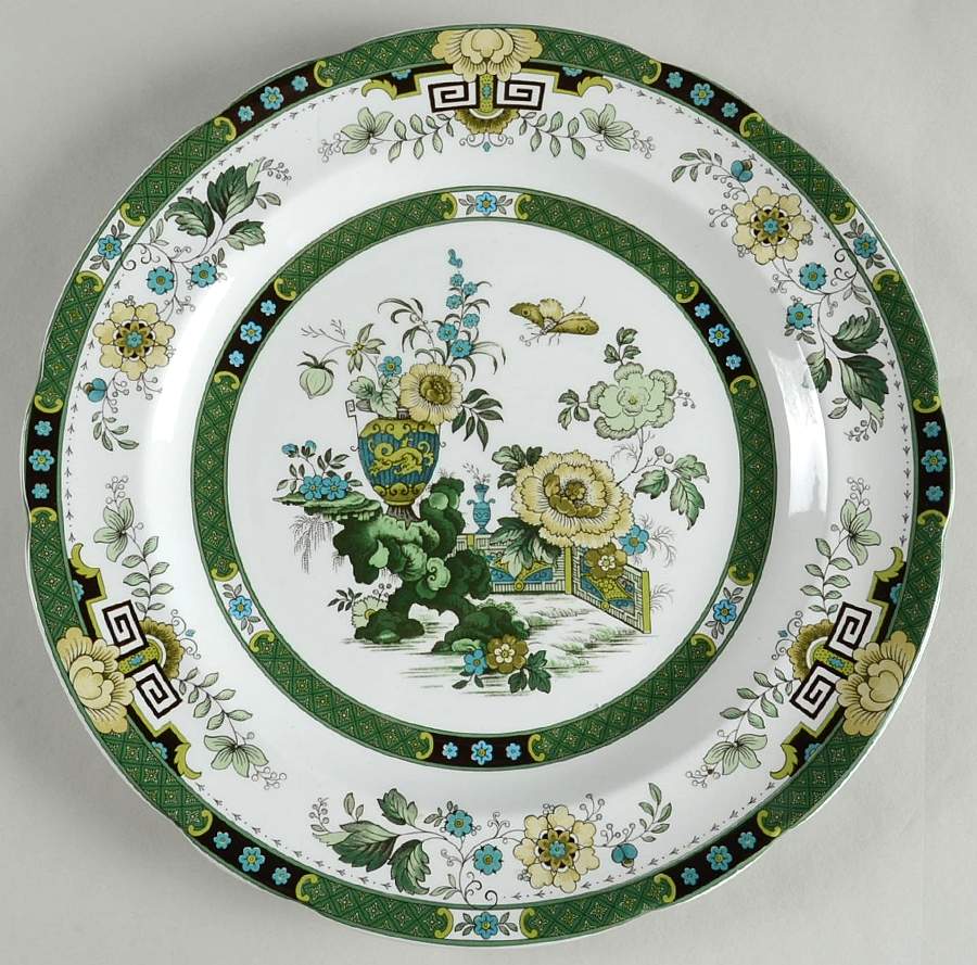 Siam Green Dinner Plate by Spode-1