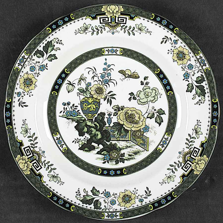 Siam Green Salad Plate by Spode-1