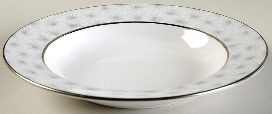 Silver Mist Rim Soup Bowl by Spode-1