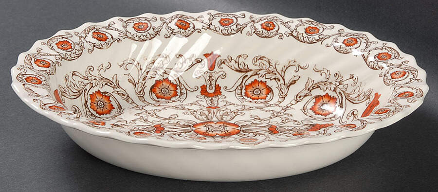 Sorrento 9" Oval Vegetable Bowl by Spode-1