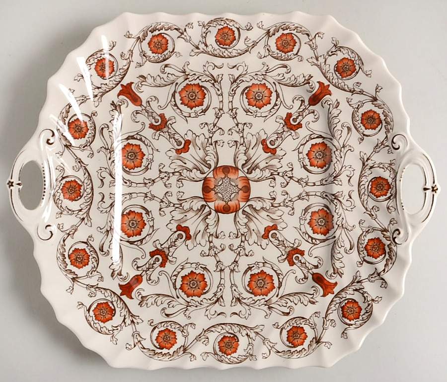Sorrento Handled Cake Plate by Spode-1
