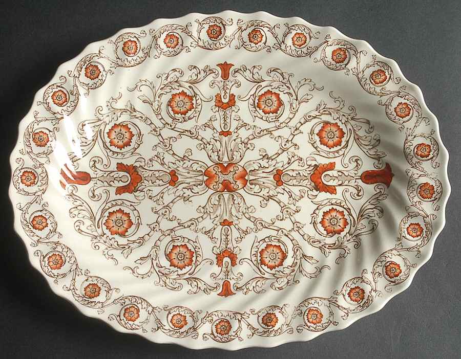 Sorrento 11" Oval Serving Platter by Spode-1