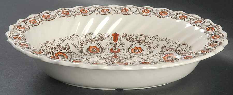 Sorrento 8" Oval Vegetable Bowl by Spode-1