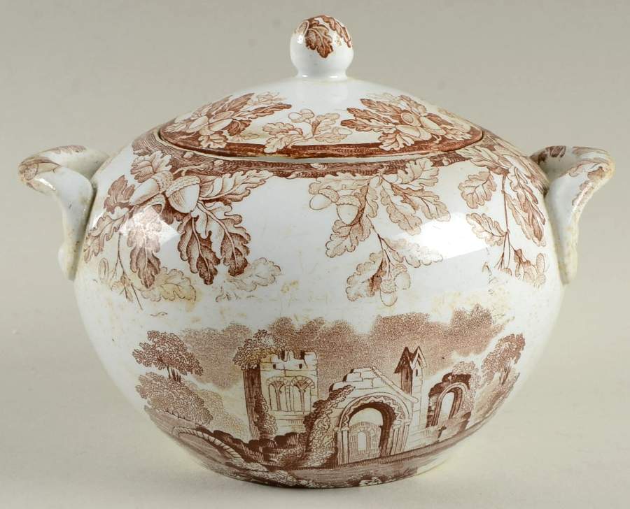Acora (Smooth) Sugar Bowl & Lid by Spode-1