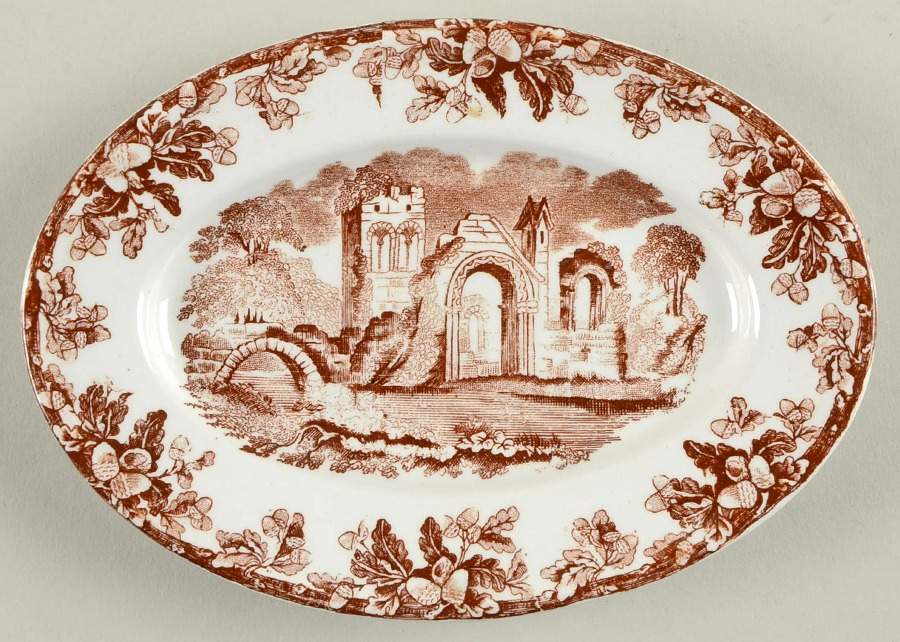 Acora (Smooth) 6" Oval Tray by Spode-1