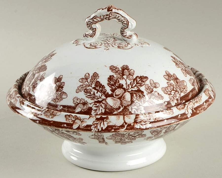 Acora (Smooth) Round Covered Butter with Strainer by Spode-1