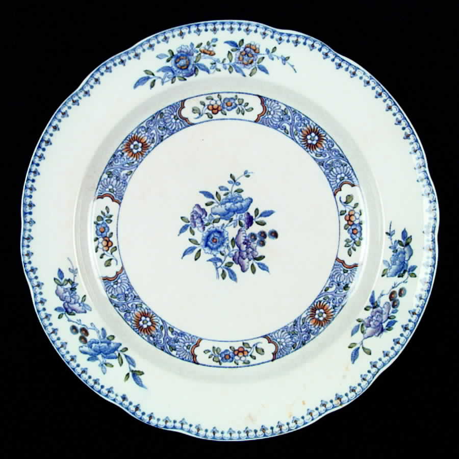 Nigel Blue Dinner Plate by Spode-1