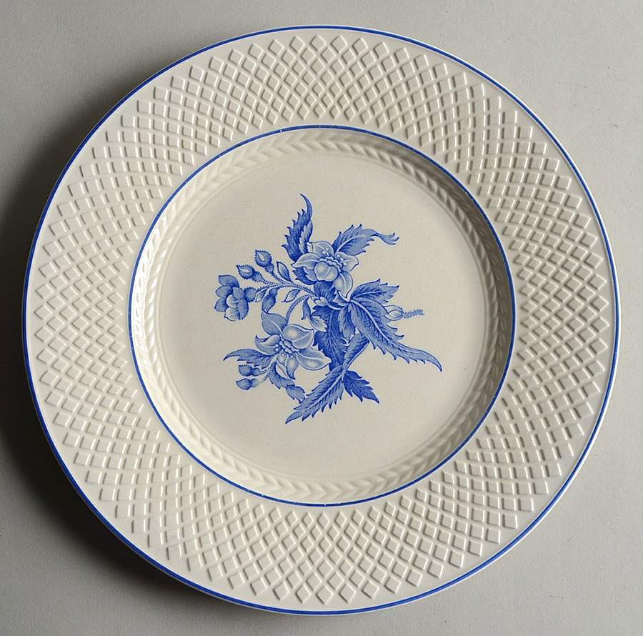 Camilla Blue (Mansard Shape) Luncheon Plate by Spode-1