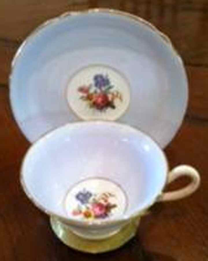 SP5 Footed Cup & Saucer Set by Spode-1