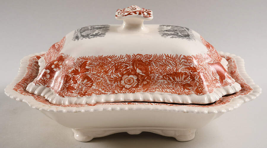 SP8 Rectangular Covered Vegetable by Spode-1