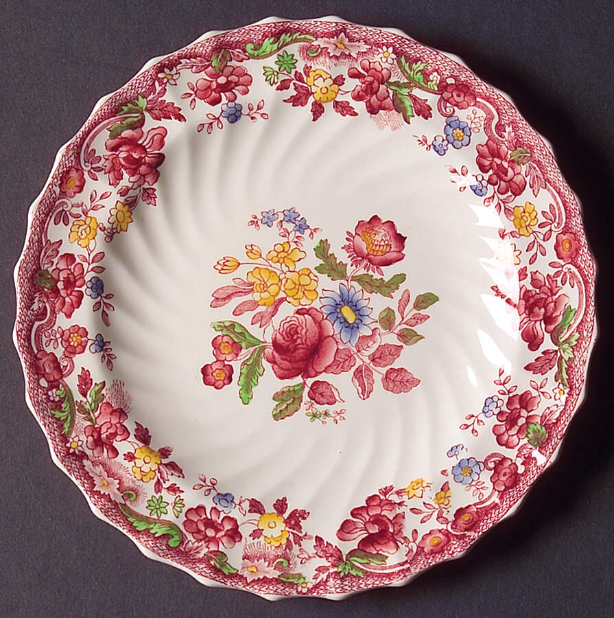 Spode's Bouquet Dessert/Pie Plate by Spode-1