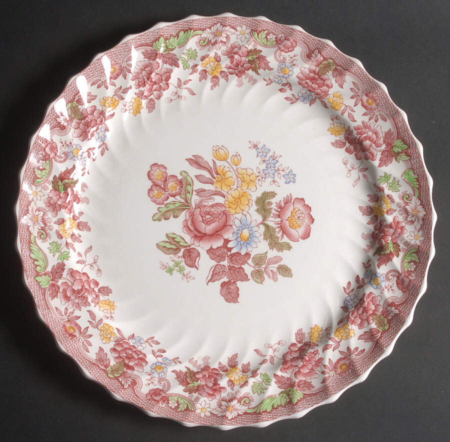 Spode's Bouquet 13" Chop Plate (Round Platter) by Spode-1