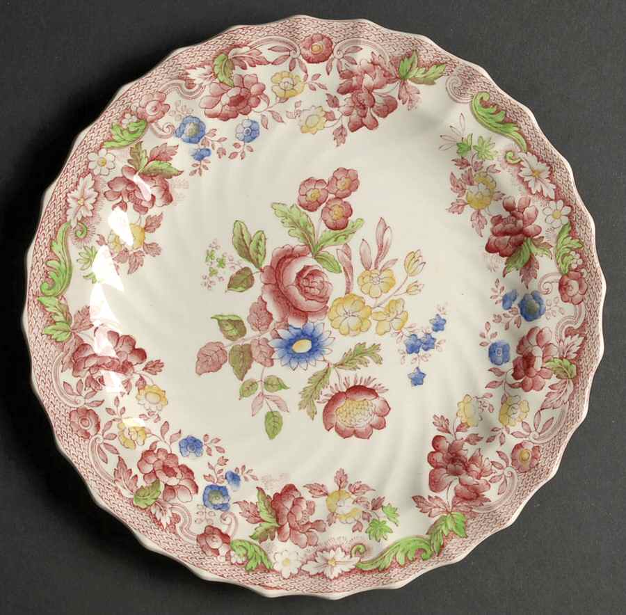 Spode's Bouquet Luncheon Plate by Spode-1