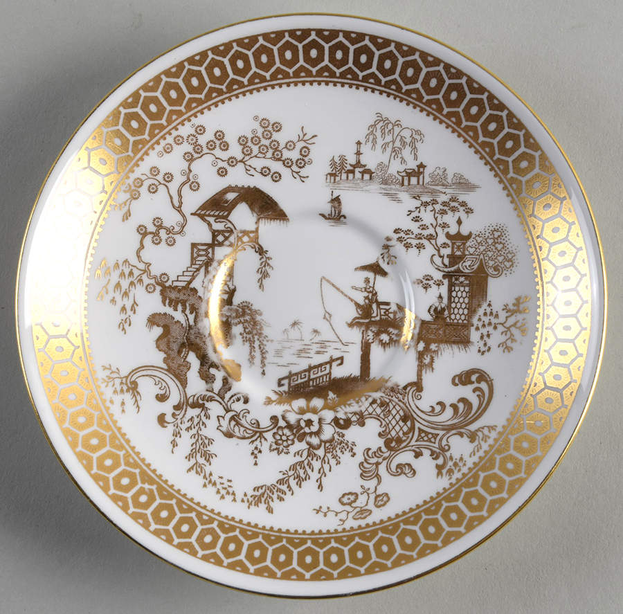 Spode's Garden Saucer for Footed Cup by Spode-1
