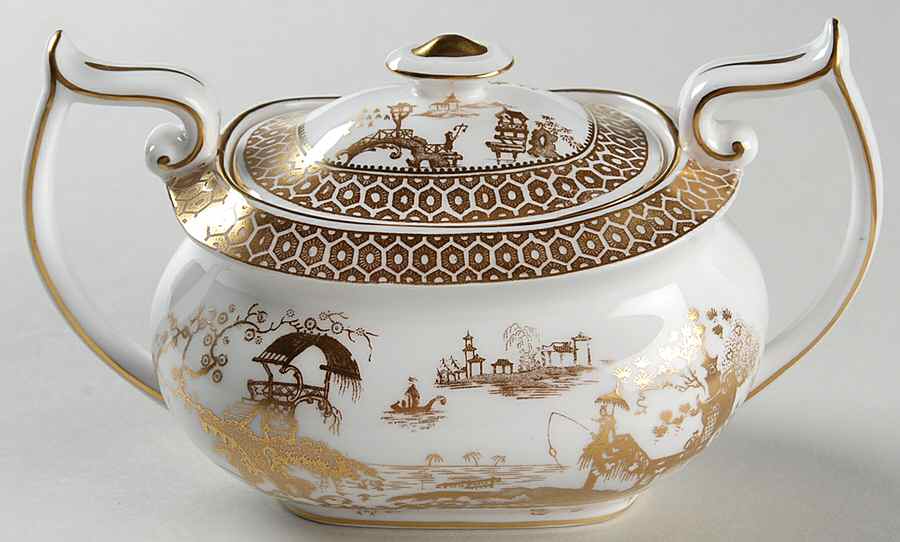 Spode's Garden Sugar Bowl & Lid by Spode-1