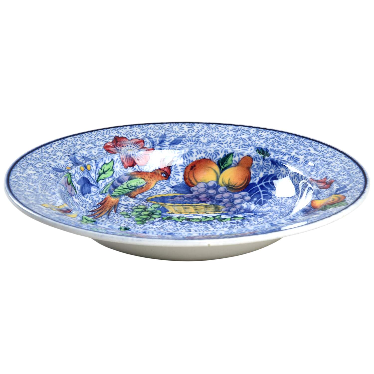 Spode's George III Blue Round Butter No Lid by Spode-1